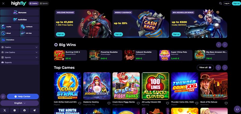 Experience the Thrill of Highflybet Casino with Exclusive Free Spins Offers - overview